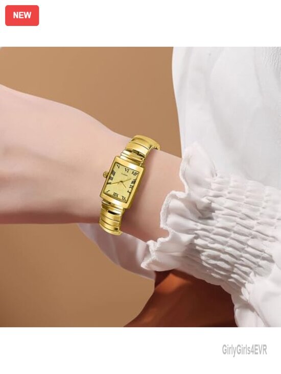 Rectangular Stainless Steel Waterproof Analog Quartz Watch with Adjustment Tool main image 4